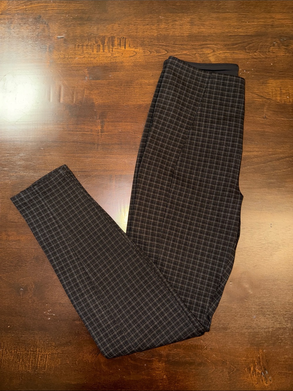 NWOT Woman’s Black Plaid Dress Pants - Classic Tailored Fit - Trousers